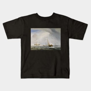 Antwerp - Van Goyen Looking Out for a Subject, 1833 Kids T-Shirt